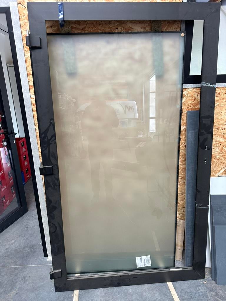 melkglas, 75 à 150 cm, Chambranle de porte, Aluminium, Comme neuf