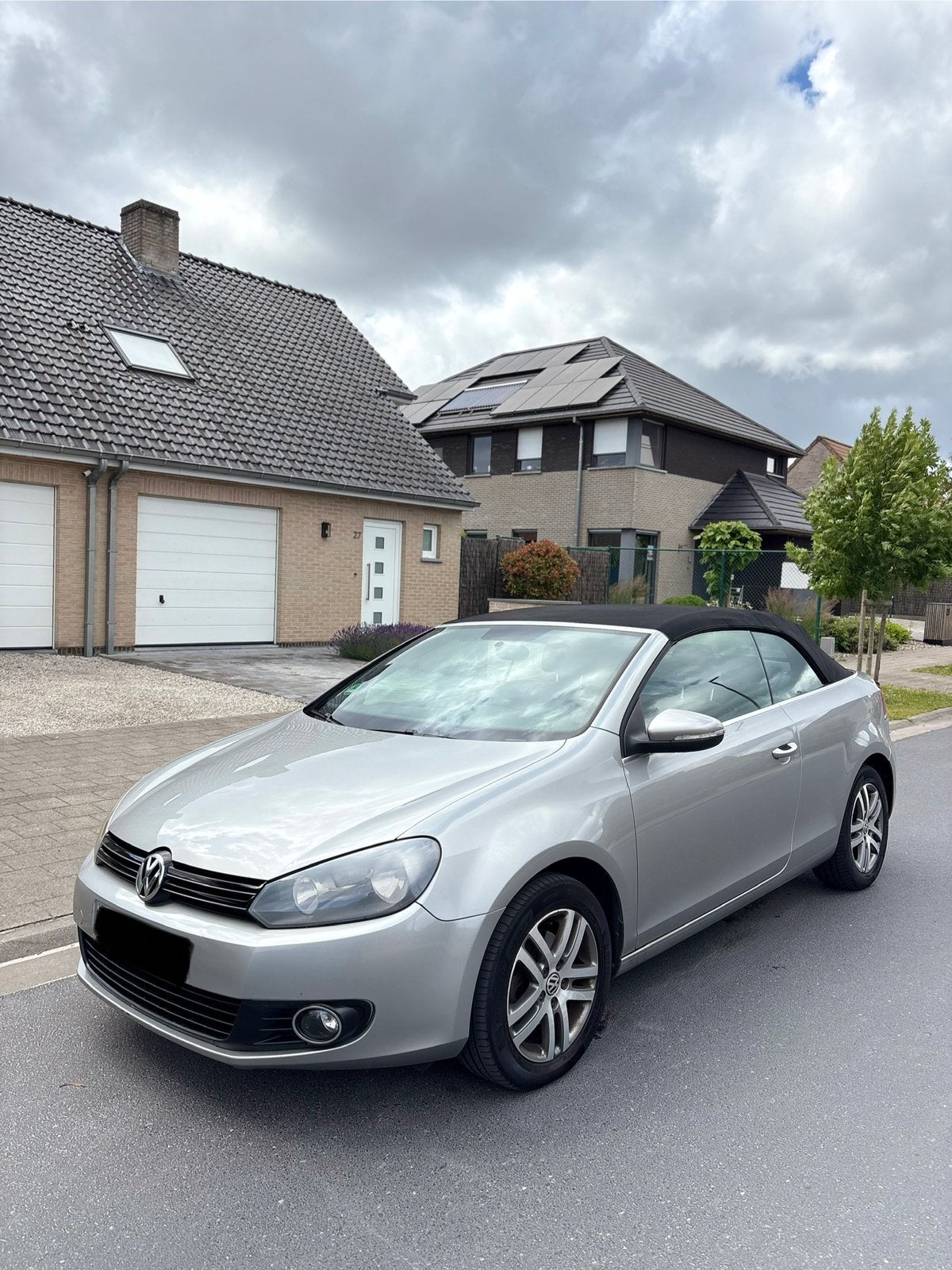 Volkswagen Golf 6 1.6TDI cabrio 2013, Auto's, Bluetooth, Cabriolet, Te koop, Golf