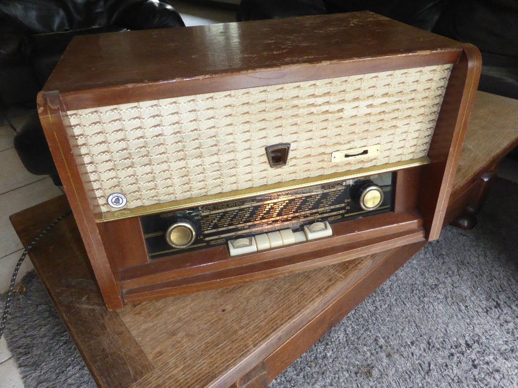 antieke radio radiobell met ingebouwde pick-up, Antiek en Kunst, Ophalen