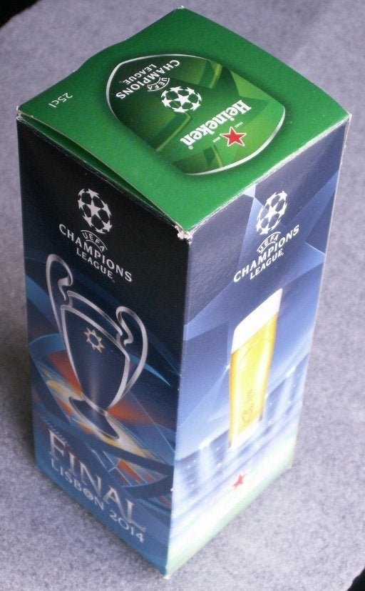Heineken Bier glas UEFA Champions league Final Lisbon 2014, Verzamelen, Ophalen of Verzenden, Nieuw