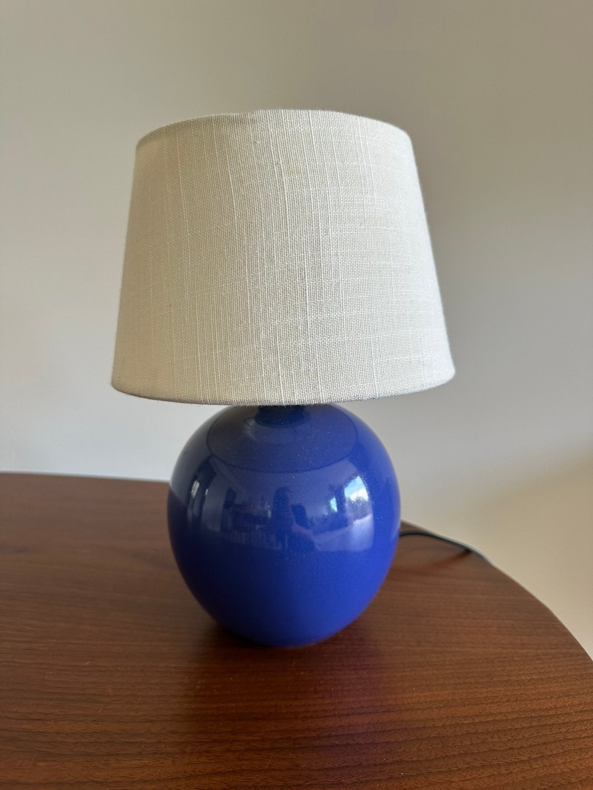 Retro tafellamp, Met schakelaar, Vintage, Ophalen, Blauw