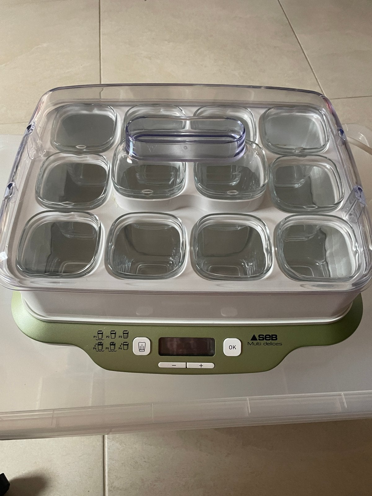 SEB yoghurtmaker multidelices, Ophalen, Overige typen, Zo goed als nieuw, Overige materialen