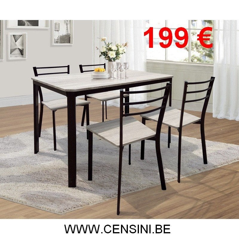Tables Nouvelles en kit, Neuf, 100 à 150 cm, Quatre personnes, Enlèvement