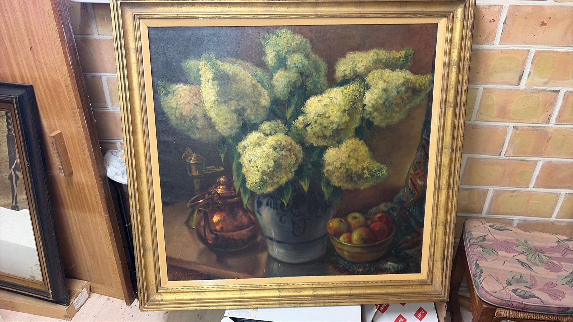 Schilderij, Antiek en Kunst, Kunst | Schilderijen | Klassiek, Ophalen, Stilleven