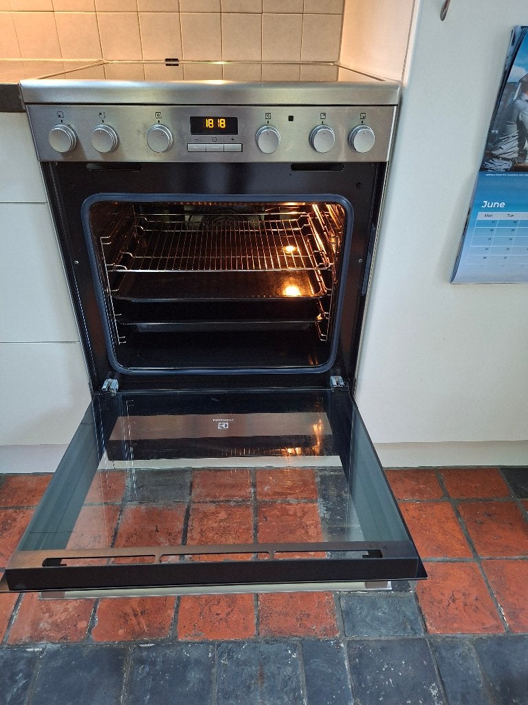Keuken, Sans poignée, Enlèvement, Blanc, Cuisine à mur double