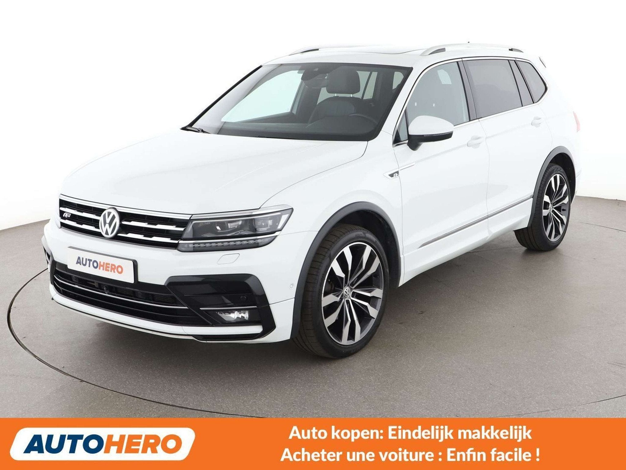 Volkswagen Tiguan Allspace 2.0 TDI Carat (bj 2020), Auto's, Gebruikt, Leder, Diesel, 5 deurs