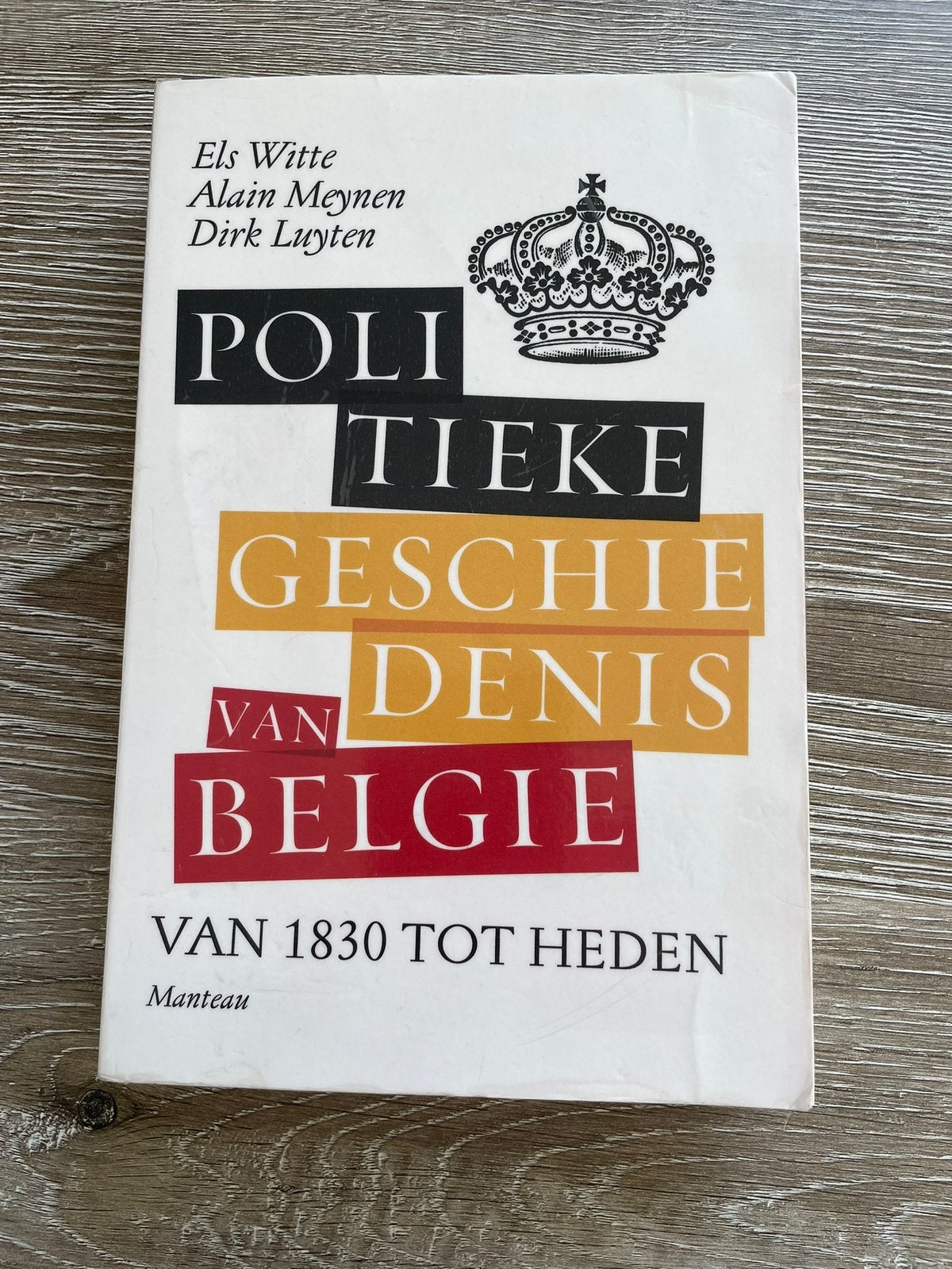 Histoire politique de la Belgique, Livres, Enlèvement, Utilisé