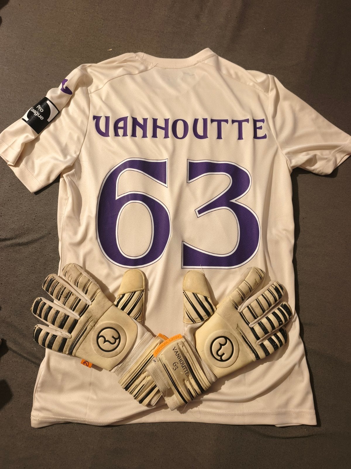 maillot et gants RSCA futures Timon Vanhoutte, Ophalen of Verzenden