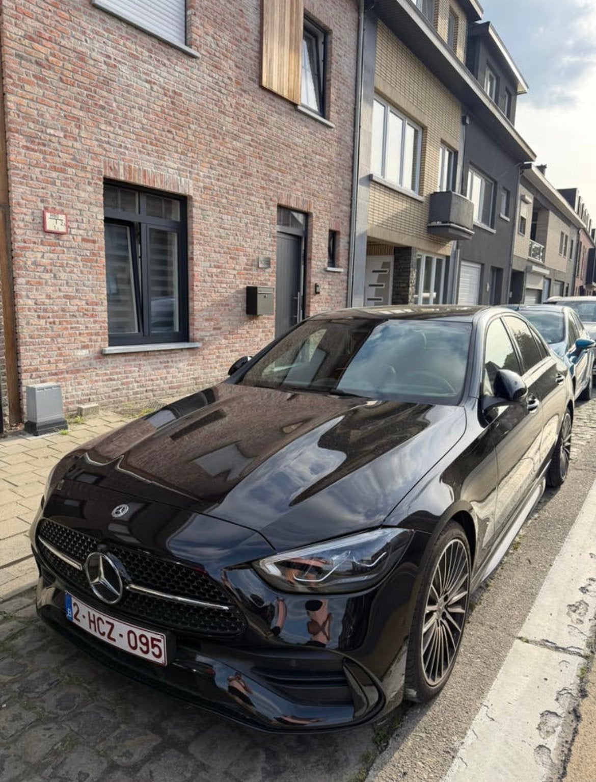 Mercedes-Benz C180 Amg-line|Panoramadak|19-inch|, Auto's, Mercedes-Benz, Automaat, Dealer onderhouden, Achterwielaandrijving, 4 cilinders