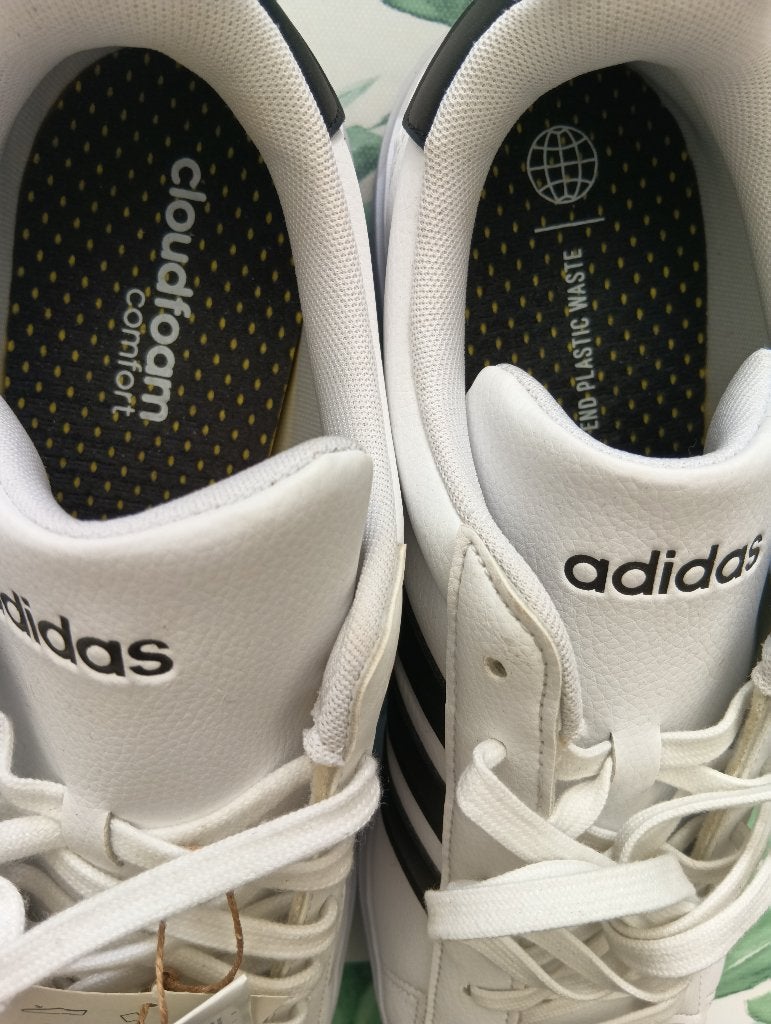 Adidas Grand Court 2.0 blanches – Neuves – Taille 47⅓, Neuf, Blanc, Baskets, Enlèvement