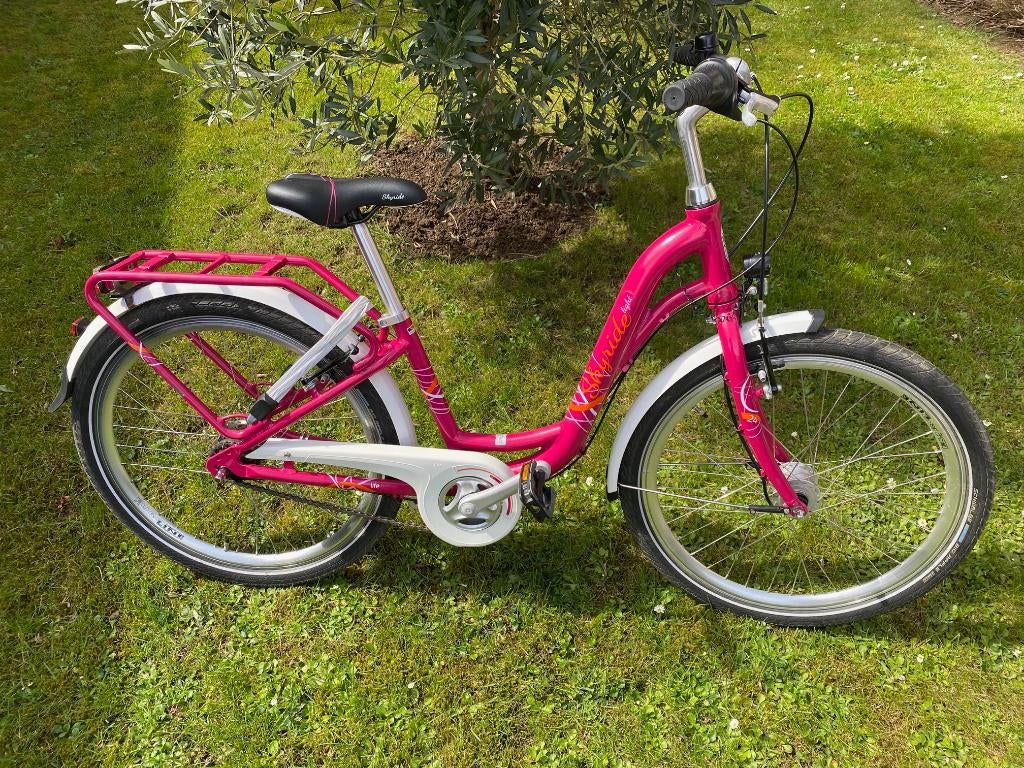 Puky Skyride 24-7 Light Berry meisjesfiets, Fietsen en Brommers, Fietsen | Meisjes, Zo goed als nieuw, 24 inch, Handrem, Versnellingen