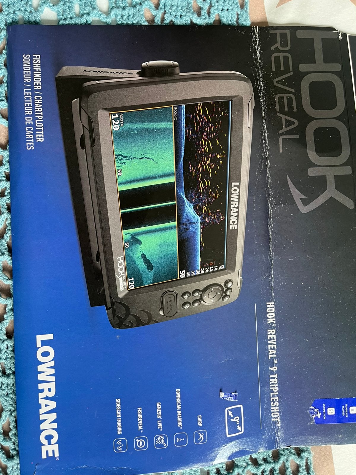 lowrance hook reveal 9 triplesshot 9", Ophalen, Zo goed als nieuw