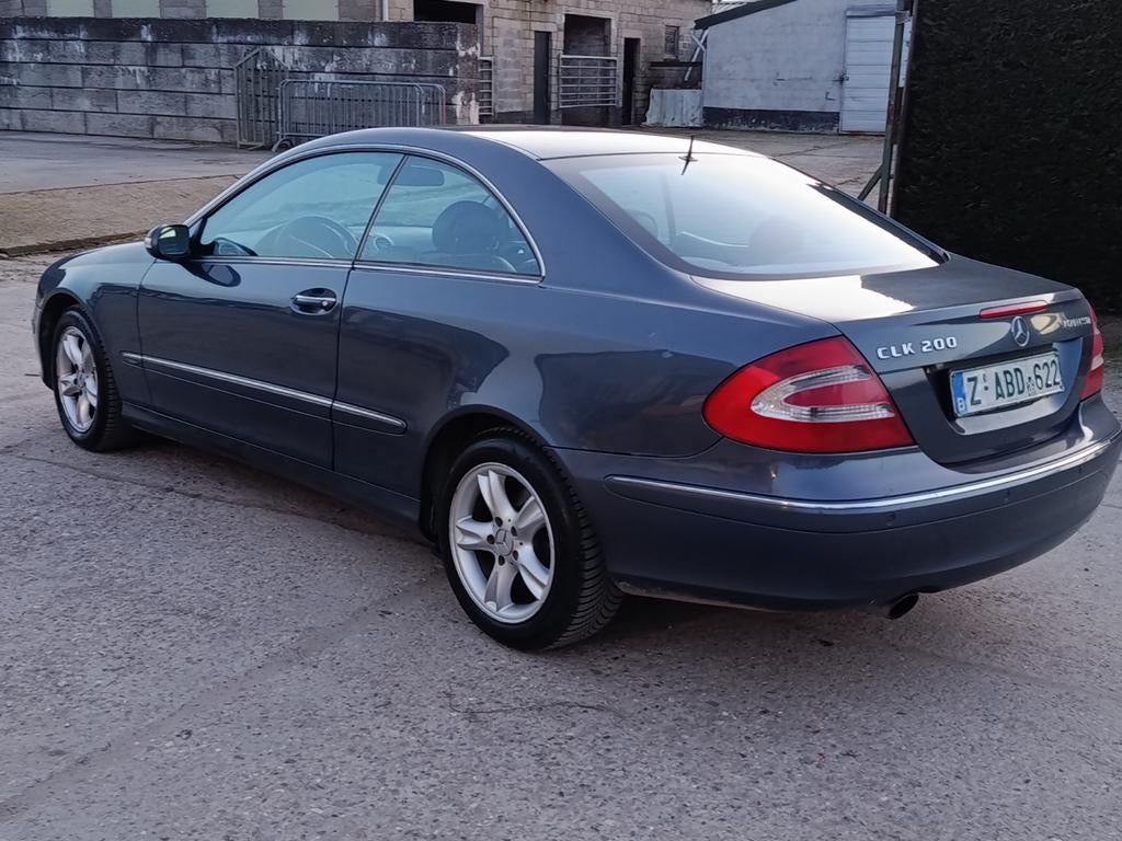 Mercedes-CLK200 KOMP/allGekeurd✅/2003/ benzine/1.8Cc/120kw, 4 zetels, Parkeersensor, 120 kW, Bedrijf