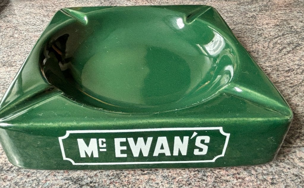 Cendrier publicitaire du Scotch Ale Mc Ewan's vintage bière., Collections, Enlèvement ou Envoi, Comme neuf, Autres types