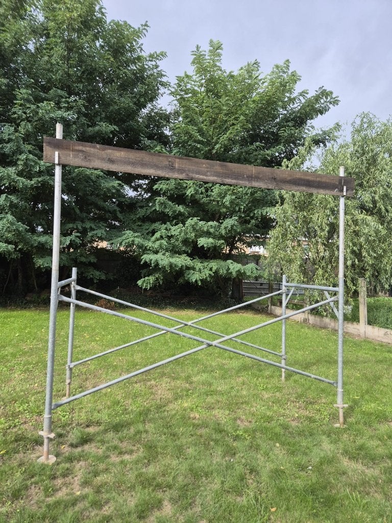 70 m2 bouwstelling, Ophalen, Gebruikt, Gevelsteiger, 5 meter of hoger