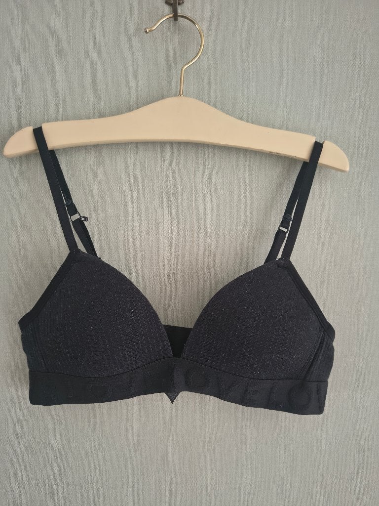zwarte BH  Love  Hema EUR 70 A, Kinderen en Baby's, Nacht- of Onderkleding, Gebruikt, Hema, Verzenden