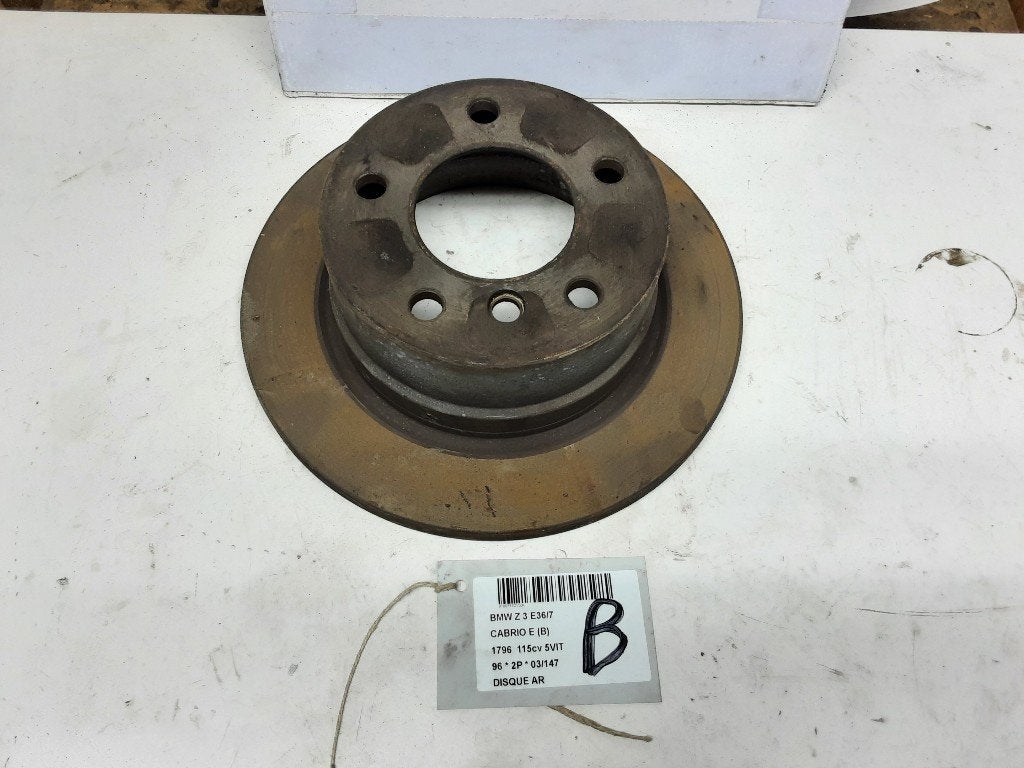 FREIN DISQUE ARRIÈRE BMW Z3 Roadster (E36 / 7), Mevr. I. Hauben, Utilisé, BMW, Rue de l'Espoir 34 34
4030  GRIVEGNÉE, BE