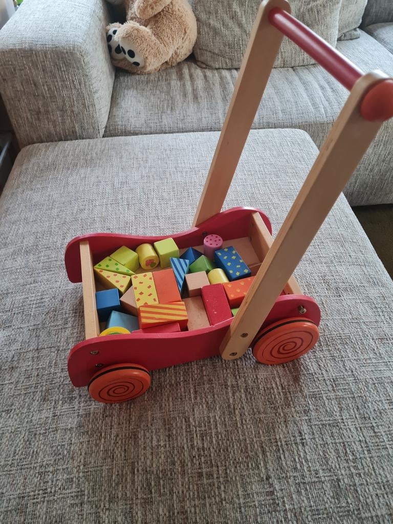 Joli chariot avec cubes, Enlèvement