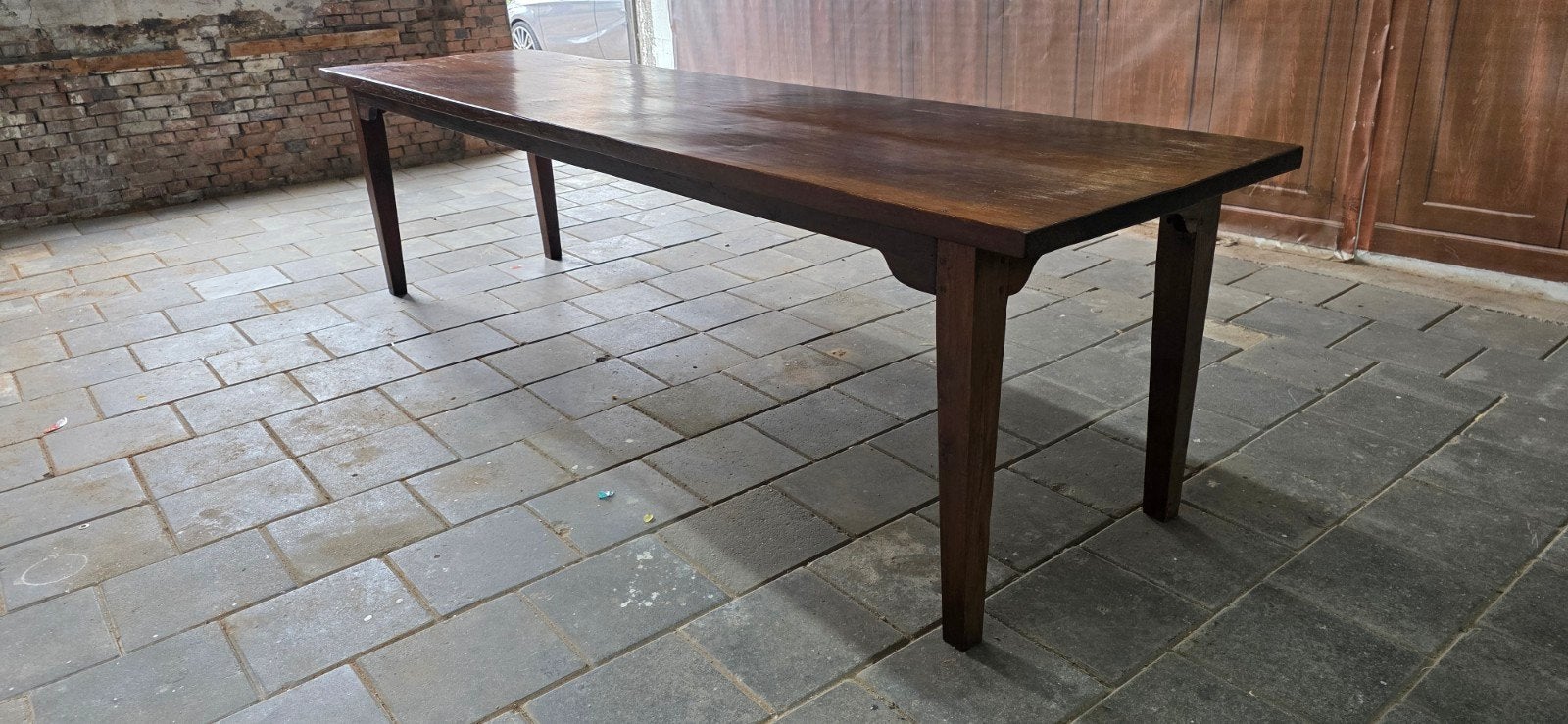 Smalle franse boerentafel wijntafel chateau tafel abdijtafel, Ophalen of Verzenden, Gebruikt