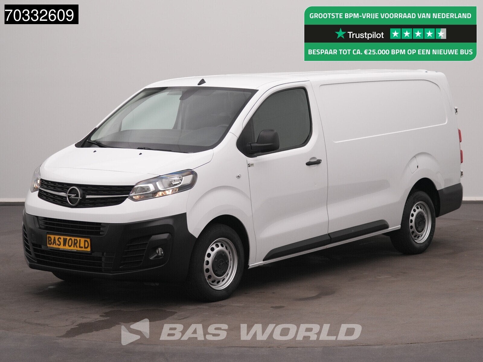 Opel Vivaro 145PK L3H1 Navi Airco Cruise Camera Euro6 L3 Lon, Auto's, Stof, Gebruikt, 4 cilinders, Wit