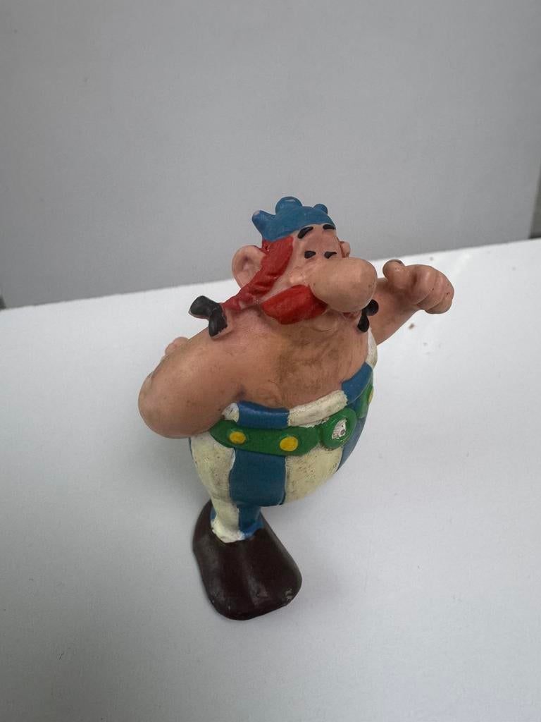 Obelix miniatuur figuur, Ophalen of Verzenden, Asterix en Obelix, Gebruikt, Beeldje of Figuurtje