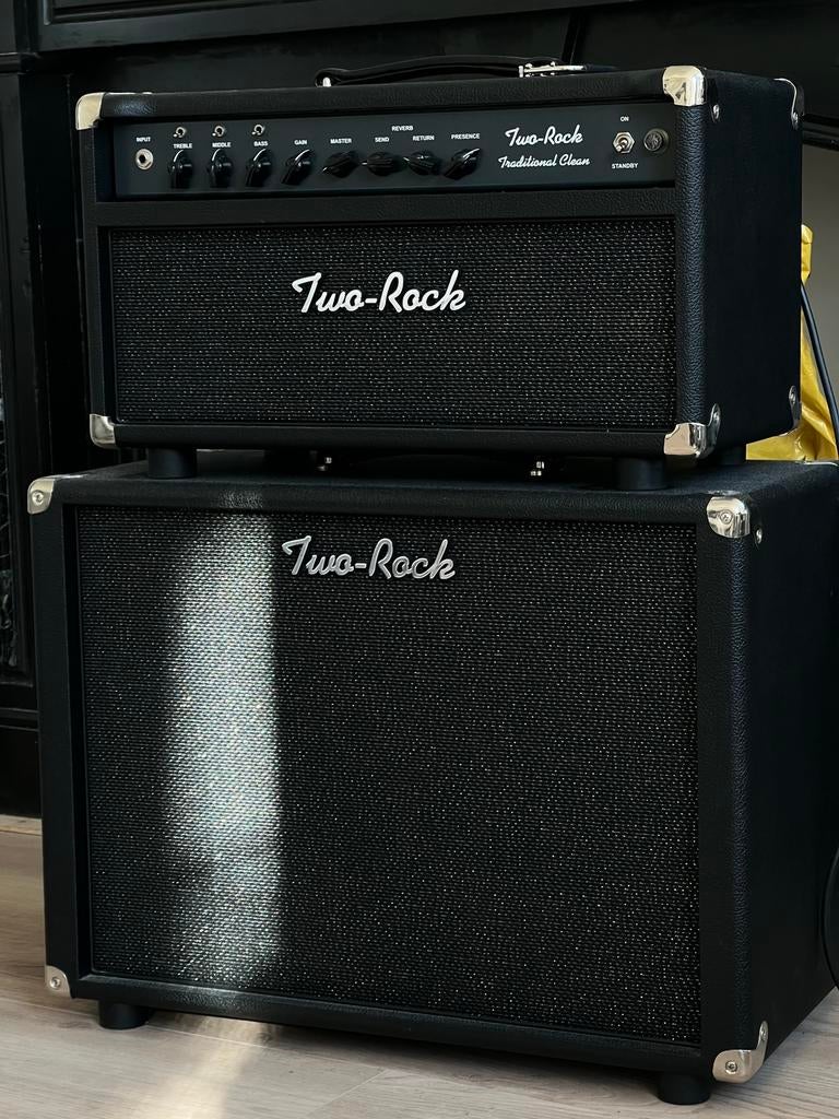 Two Rock Traditional Clean 40/20 amp head and speaker cab, Ophalen, Zo goed als nieuw, Gitaar, Minder dan 50 watt