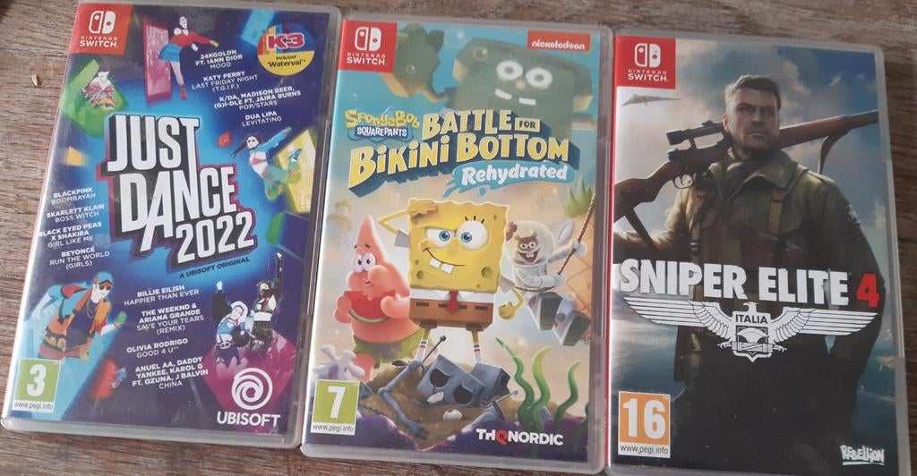 3 switch games, Games en Spelcomputers, Ophalen
