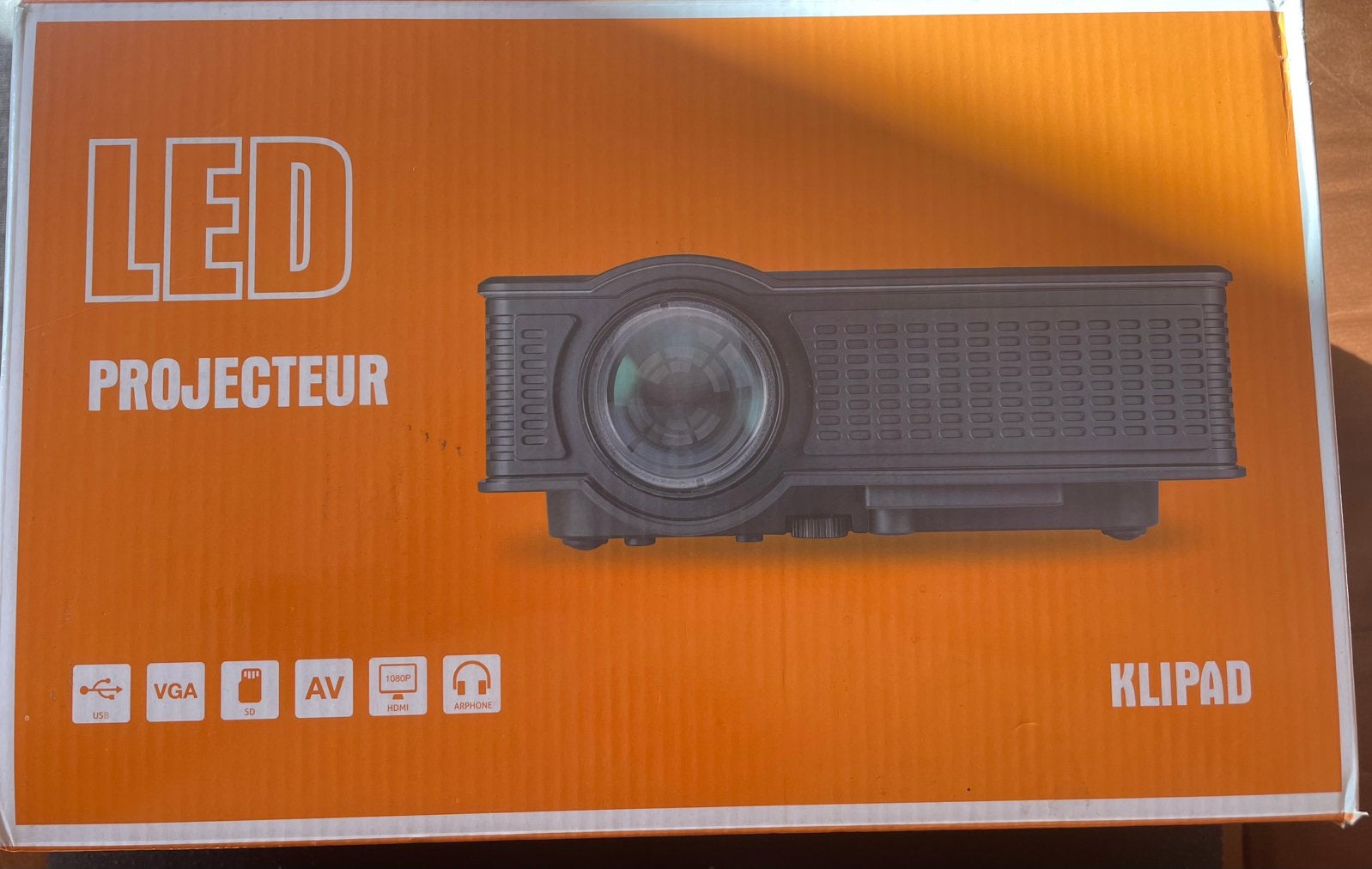 Led projector, Ophalen, Elektrisch, Nieuw