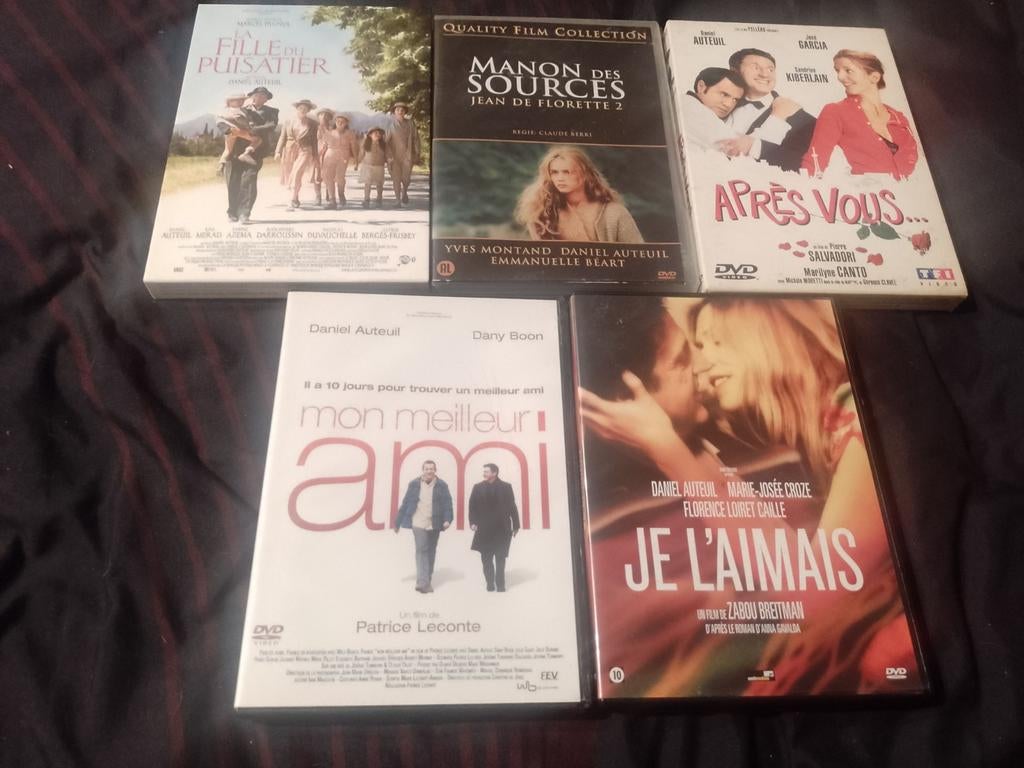 A vendre en DVD lot de 5 films Daniel Auteuil, À partir de 9 ans, Enlèvement ou Envoi, Comme neuf, Autres genres