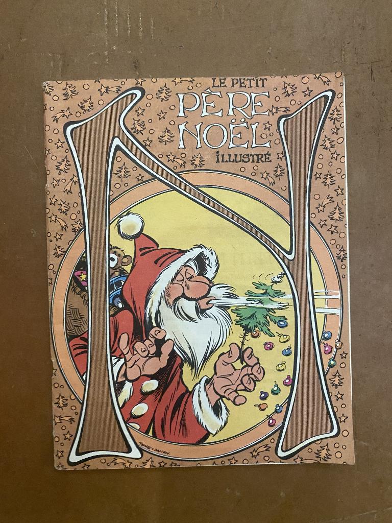 Le Petit Père Noël illustré (Spirou bijlage 1986), Collections, Personnages de BD, Comme neuf, Livre ou Jeu, Gaston ou Spirou