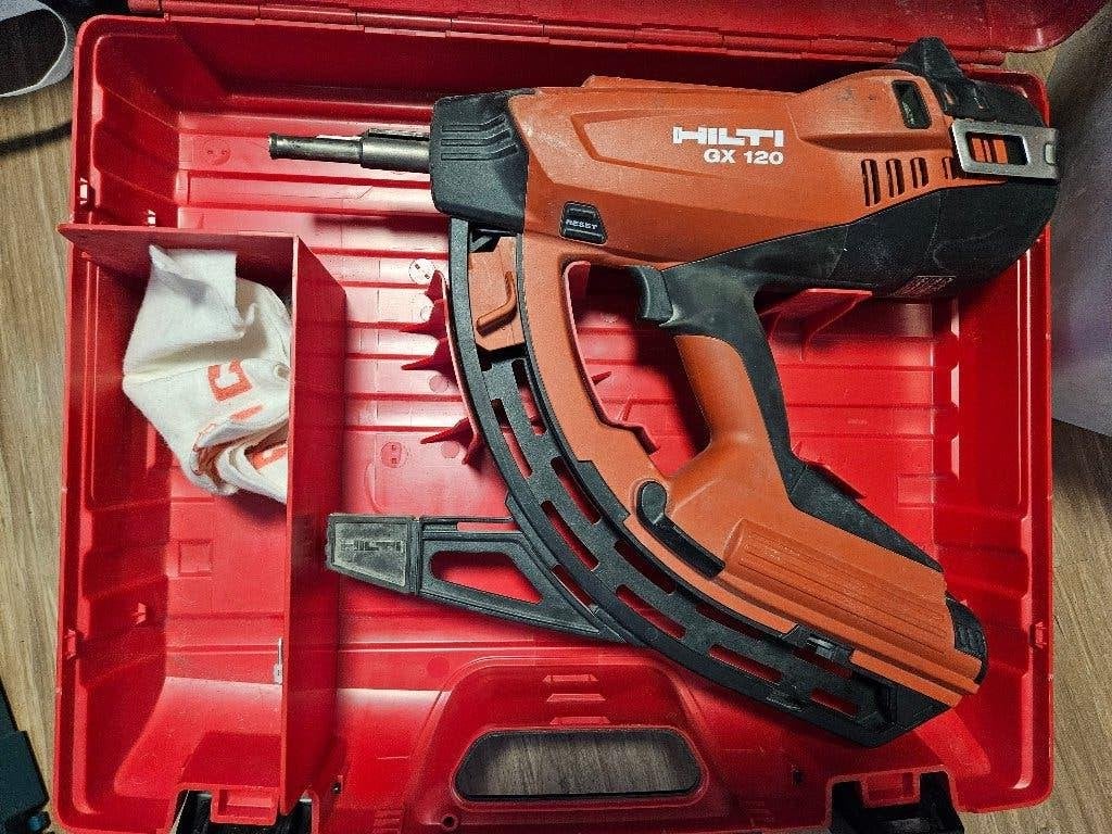 Pistolet à clous à gaz Hilti GX 120, Enlèvement, Comme neuf, Cloueuse/agrafeuse, Hilti