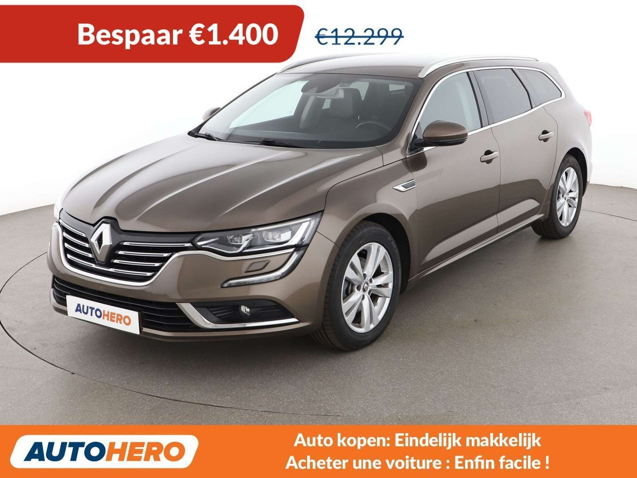 Renault Talisman 1.6 dCi Energy Intens (bj 2016), Auto's, Voorwielaandrijving, Gebruikt, Zwart, Overige kleuren