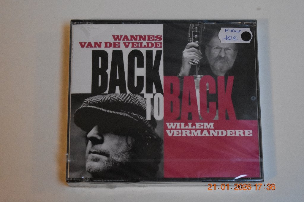 cd : Wannes Van De Velde & Willem Vermandere - Back to, Ophalen of Verzenden, Nieuw in verpakking