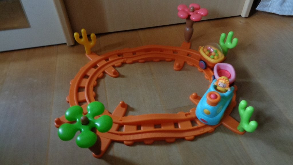Trein met sporen, Ophalen, Zo goed als nieuw