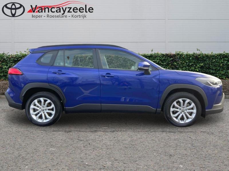 Toyota Corolla Cross Style+cam+gps+sens V+A, Auto's, Toyota, Automaat, Euro 6, Blauw, Hybride Elektrisch/Benzine