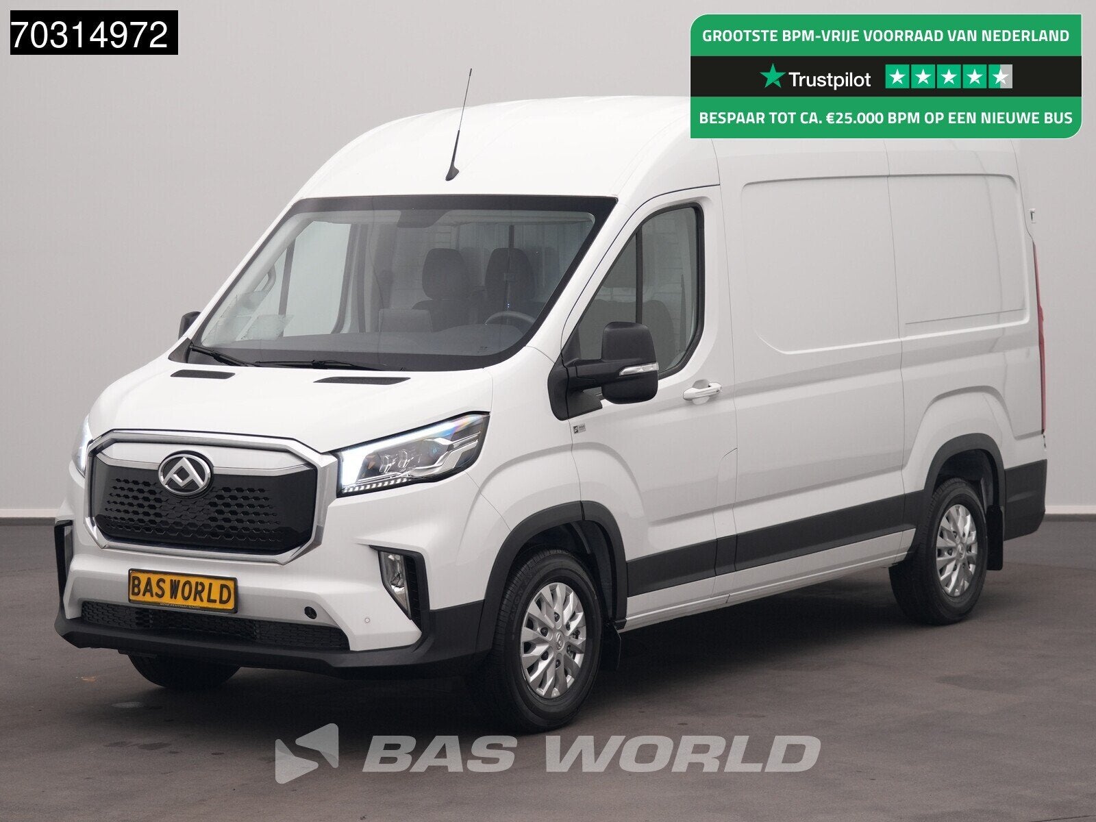 Maxus eDeliver 9 Elektrisch 72kWh 288km WLTP Stad 204PK Snel, Autos, Camionnettes & Utilitaires, Achat, 750 kg, Entreprise, 3 places