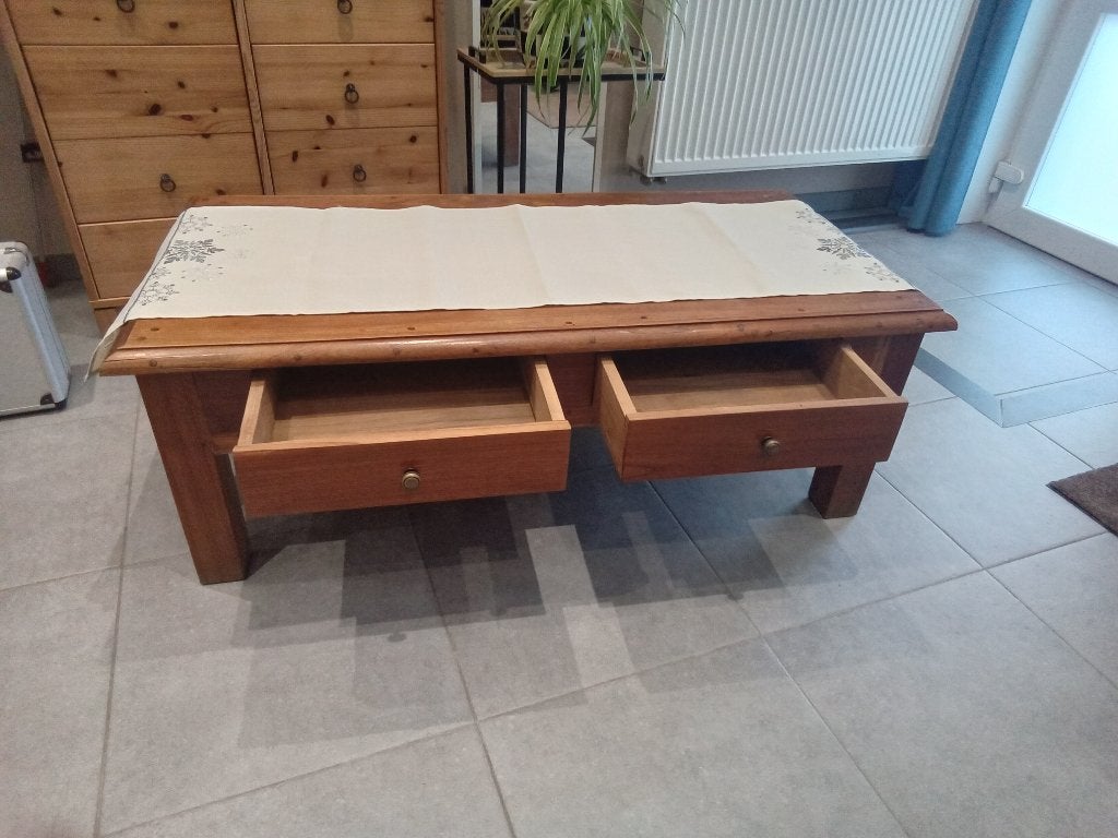 Table de salon en teck, Enlèvement, Utilisé, Teck