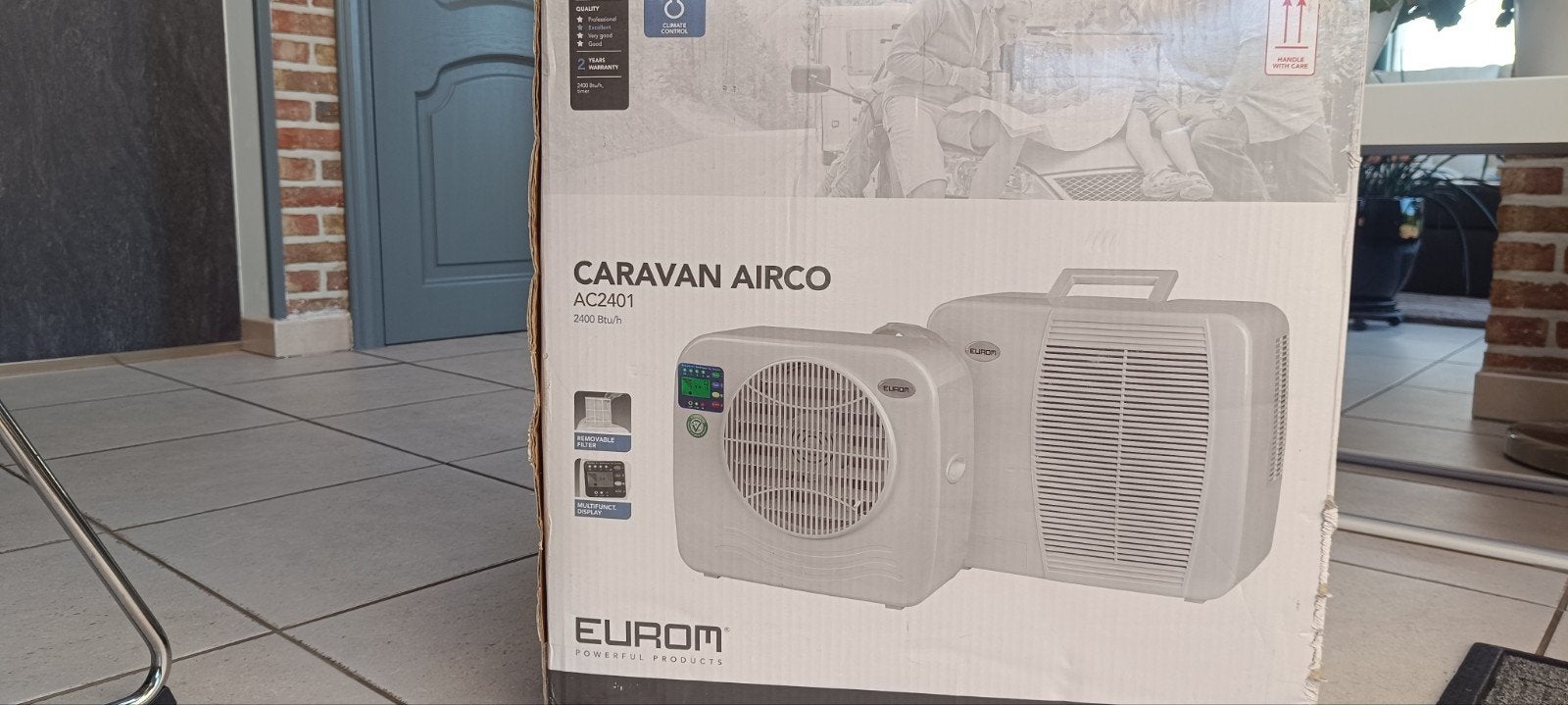 Caravan airco Eurom AC2401, Caravans en Kamperen, Caravans, Particulier, Airco