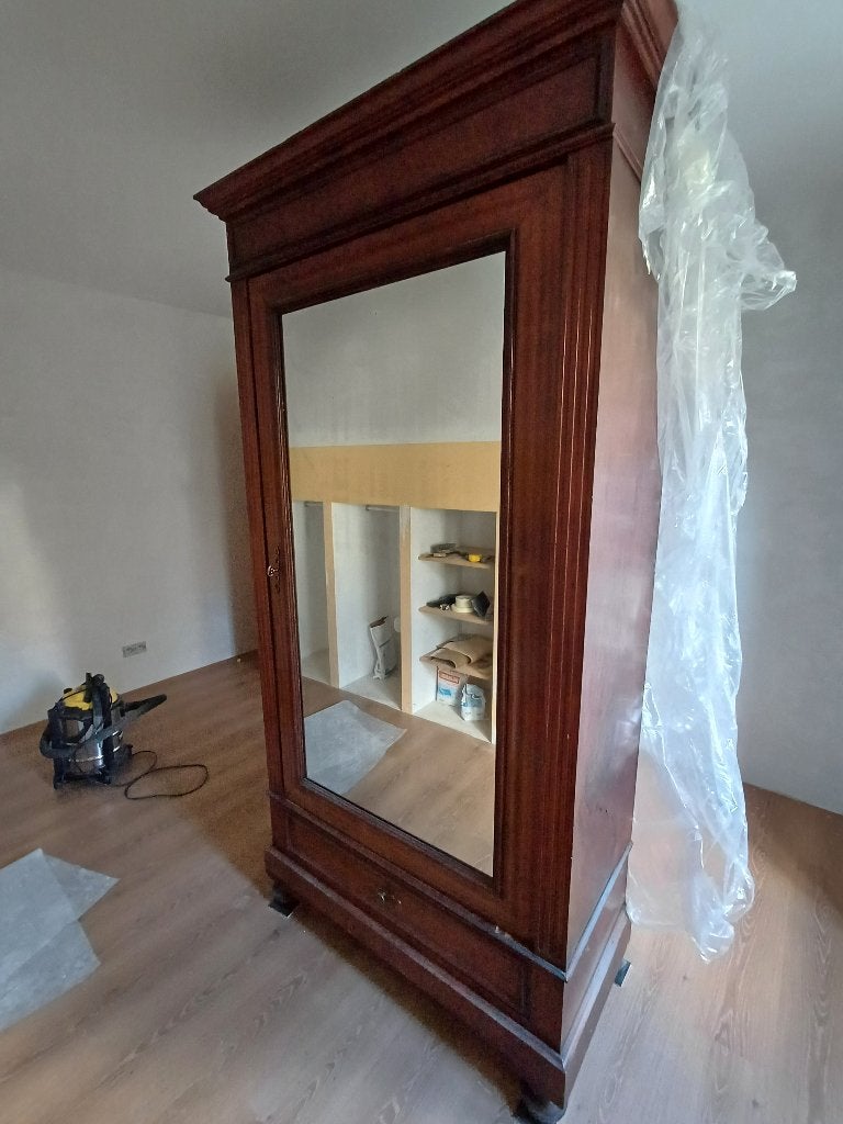 Meuble avec miroir, 25 à 50 cm, 100 à 150 cm, Enlèvement, Utilisé