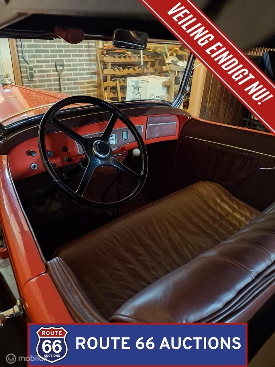 Graham-Paige Phaeton | 1930 | Route 66 Auctions, Overige merken, Zwart, Bedrijf, Handgeschakeld