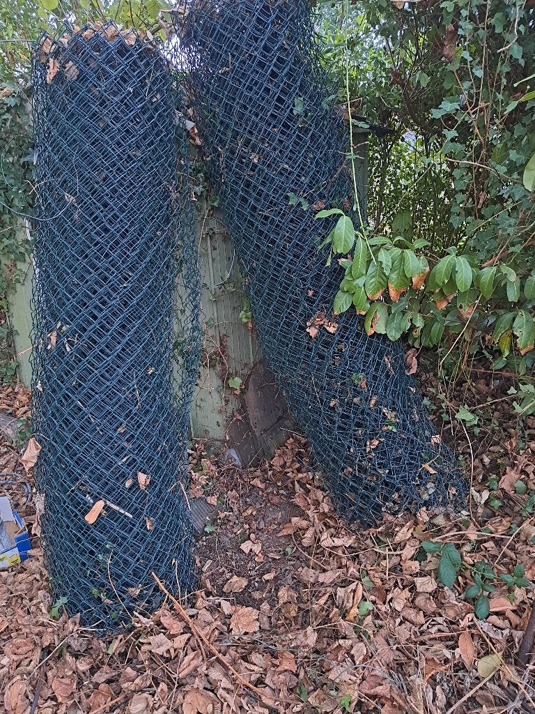 geplastificeerde omheiningsdraad, Ophalen, Gebruikt, IJzer, Gaashekwerk