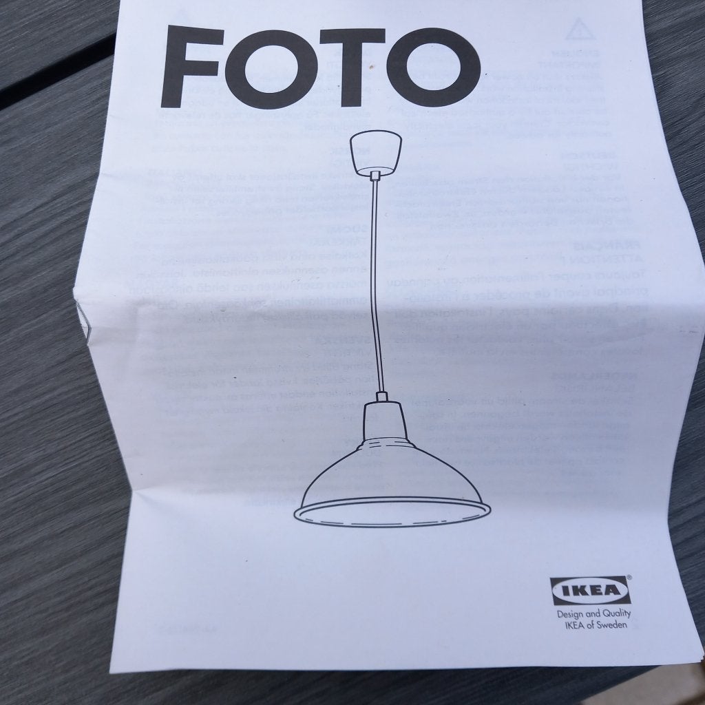 Lampe suspendue - non utilisée, Neuf, Enlèvement, E27 (grand), Métal