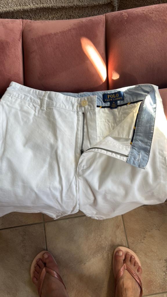 Polo Ralph Lauren shorts wit, Ophalen, Zo goed als nieuw, Wit