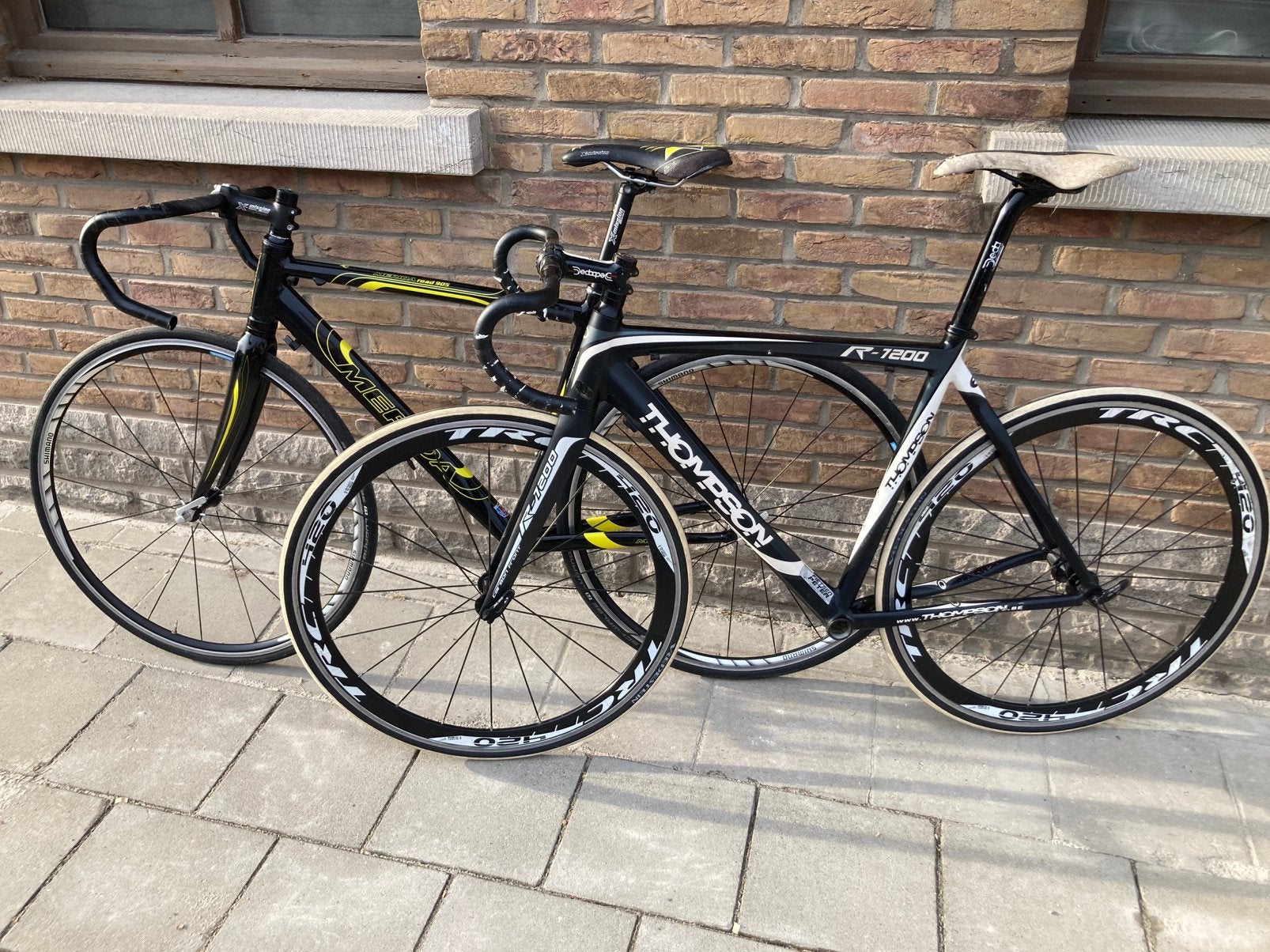 Framesets racefiets op te bouwen, Ophalen, 28 inch, Gebruikt, Velgrem