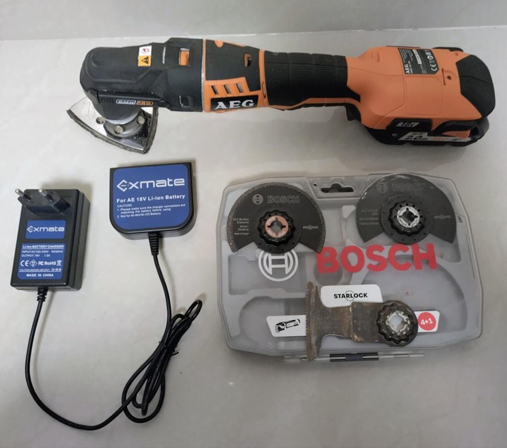 AEG OMNI 18C-PN 18V multifunctioneel gereedschap, Doe-het-zelf en Bouw, Ophalen of Verzenden