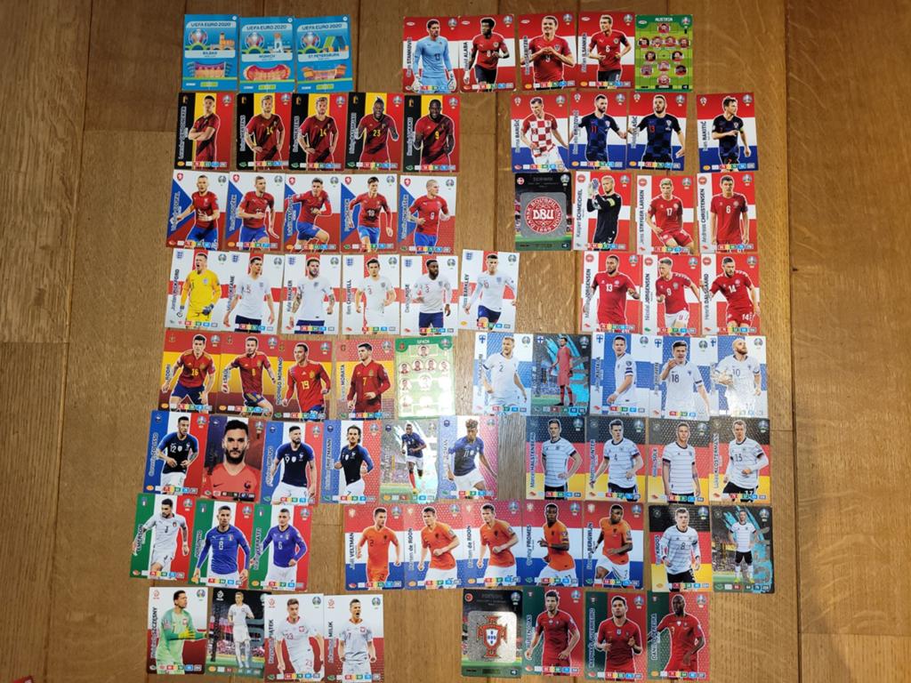 Panini Adrenalyn XL Euro Preview 2020, lot d'environ 100 car, Enlèvement ou Envoi
