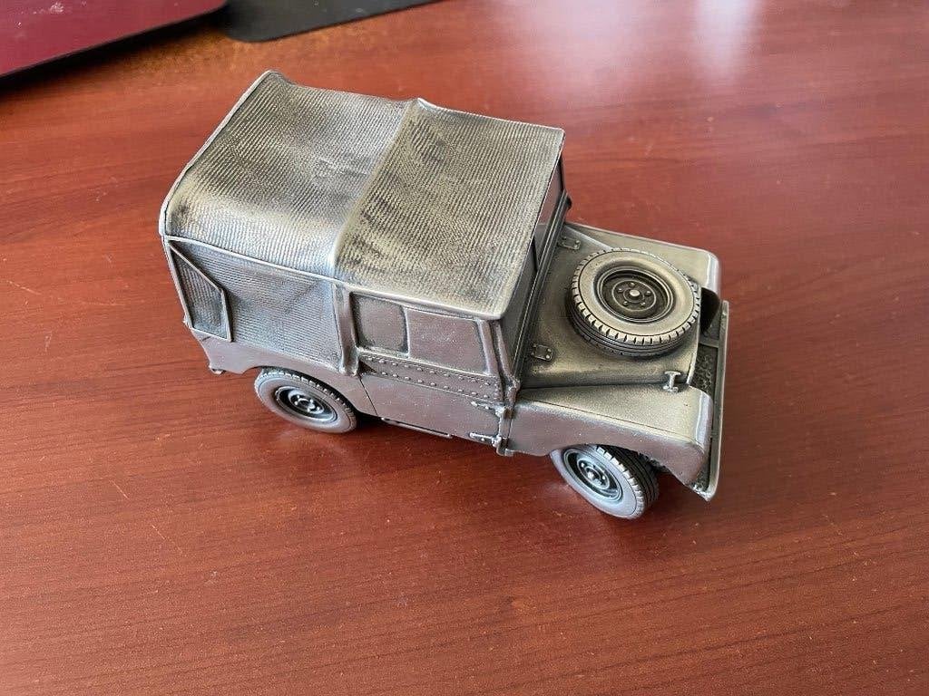 Metalen model Landrover (2kg), Auto's, Overige modellen, Overige brandstoffen, Particulier, Zilver of Grijs