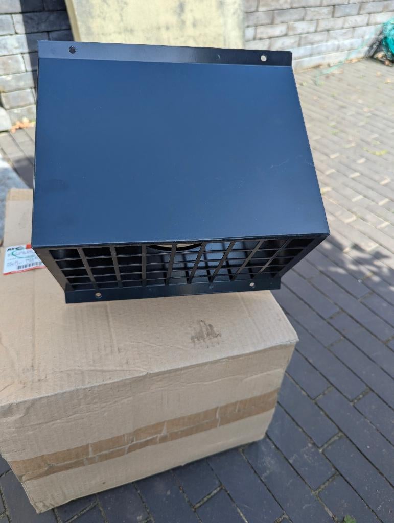 Muurdoorvoer ventilatie zwart diameter150, Ophalen, Nieuw