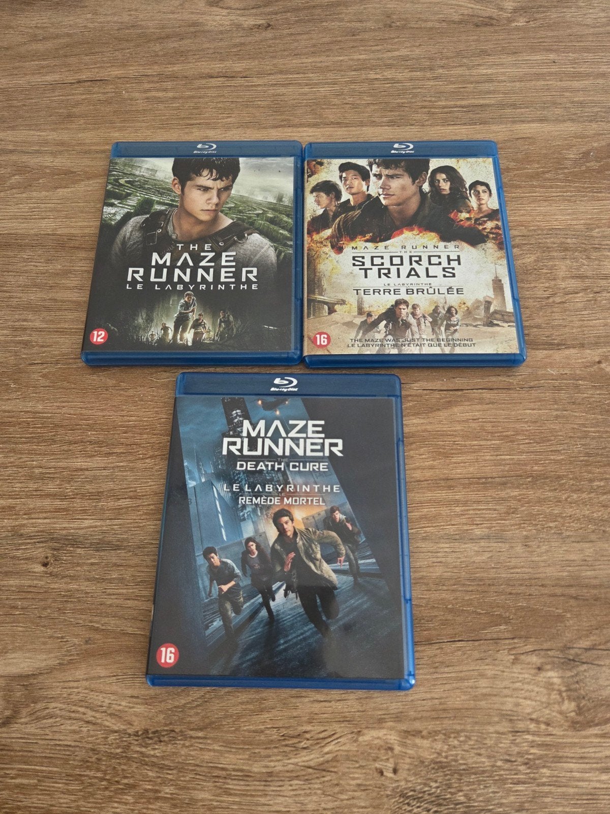 Maze Runner Trilogie - 3x Blu-ray, Cd's en Dvd's, Nederlands, Ophalen of Verzenden, Blu-ray, Audio