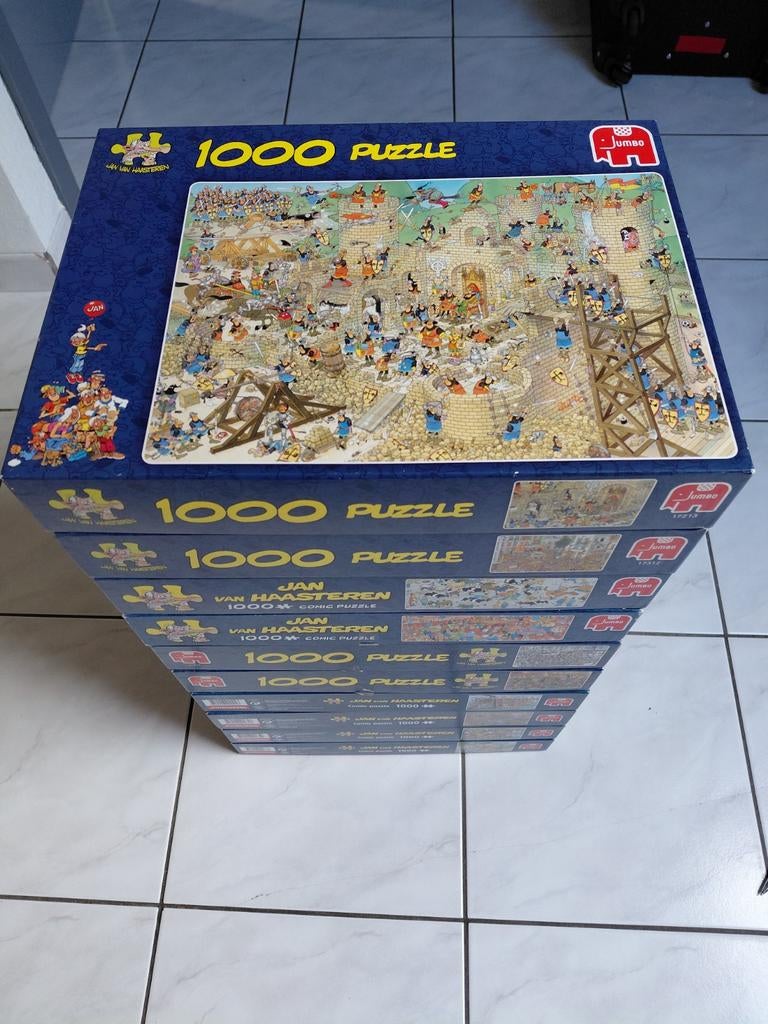 10 puzzels Jan van haasteren, Hobby en Vrije tijd, Ophalen